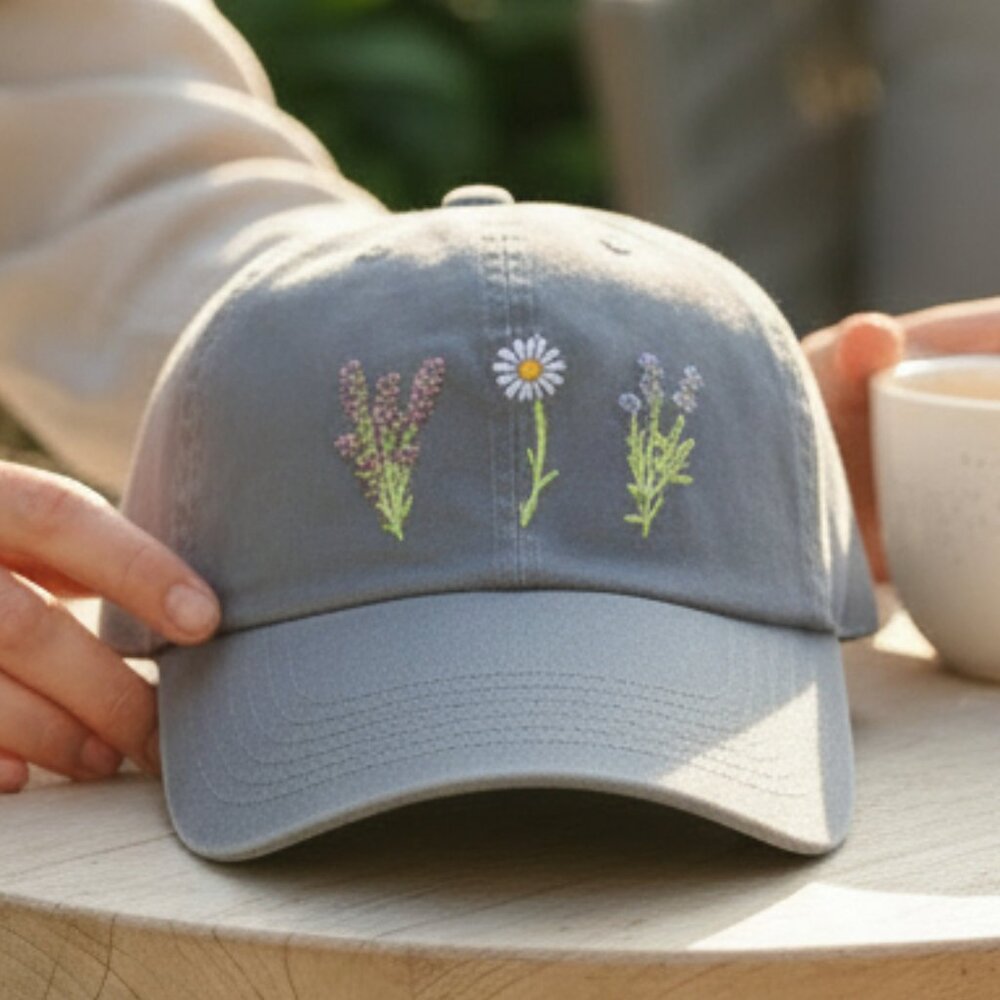 Life is Good- Wildflower Design Chill Cap/Hat